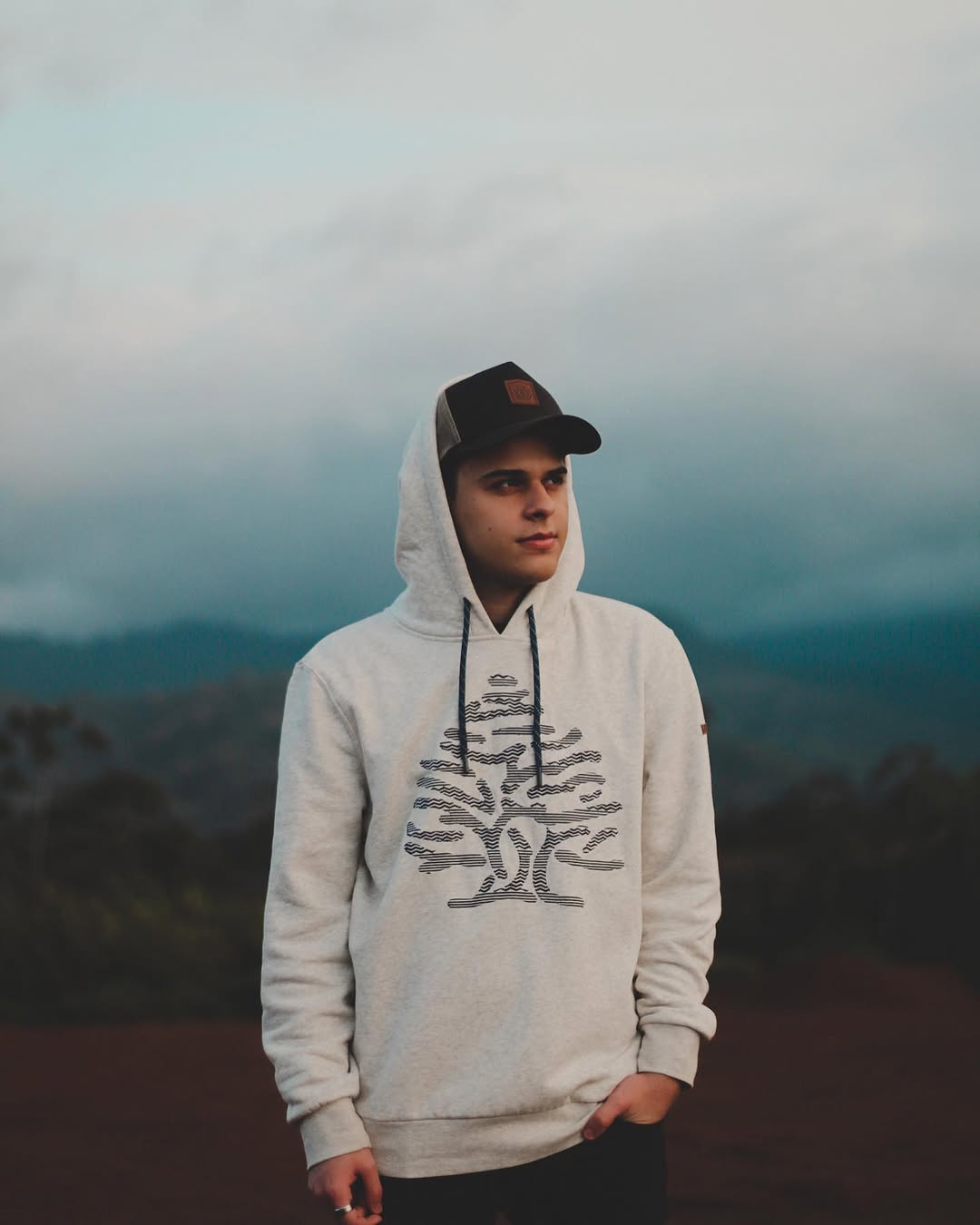 Outdoor portrait in a hidden desert in Costa Rica