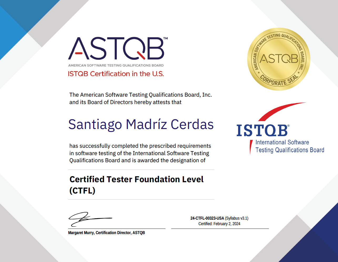 ISTQB Foundation Level - ASTQB